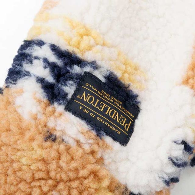 ペンドルトン 手袋 ボアミトン PENDLETON メンズ レディース ユニセックス 19807212 Boa Mitten 秋冬 ベージュ ホワイト ブラック プレゼント ギフト スマホ操作 (240926)