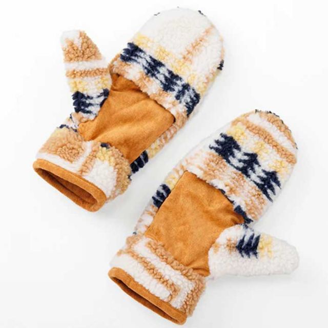 ペンドルトン 手袋 ボアミトン PENDLETON メンズ レディース ユニセックス 19807212 Boa Mitten 秋冬 ベージュ ホワイト ブラック プレゼント ギフト スマホ操作 (240926)