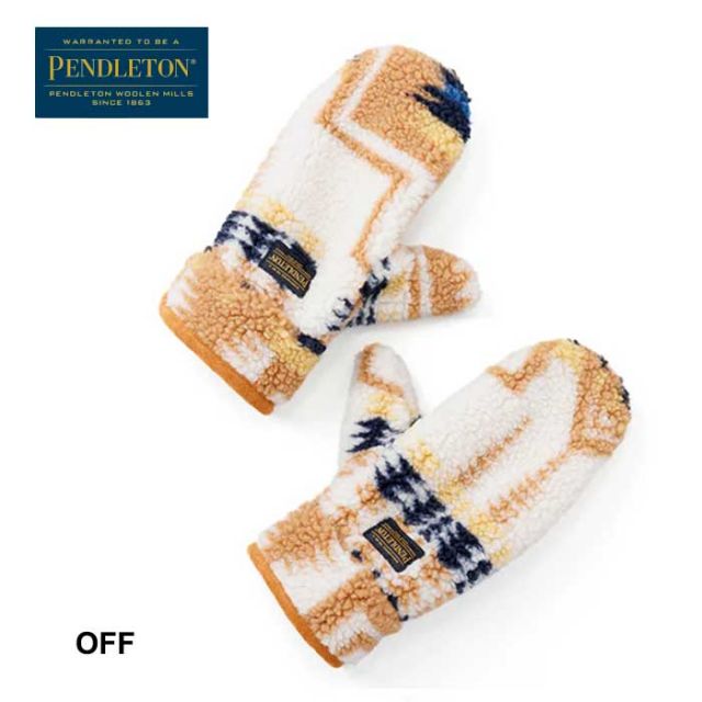 ペンドルトン 手袋 ボアミトン PENDLETON メンズ レディース ユニセックス 19807212 Boa Mitten 秋冬 ベージュ ホワイト ブラック プレゼント ギフト スマホ操作 (240926)