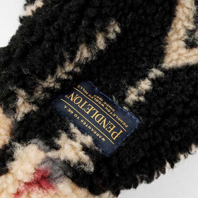 ペンドルトン 手袋 ボアミトン PENDLETON メンズ レディース ユニセックス 19807212 Boa Mitten 秋冬 ベージュ ホワイト ブラック プレゼント ギフト スマホ操作 (240926)