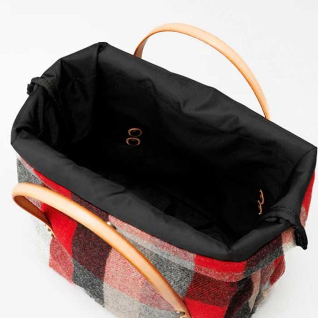 ペンドルトン ランチバッグ PENDLETON ウールミニランチバッグ 19802587 MH004 LunchBag チェック ミニ 秋冬 ウール ハンドバッグ グリーン ブラウン レッド ネイビー 結婚祝い 新築祝い 引っ越し祝い (240926)