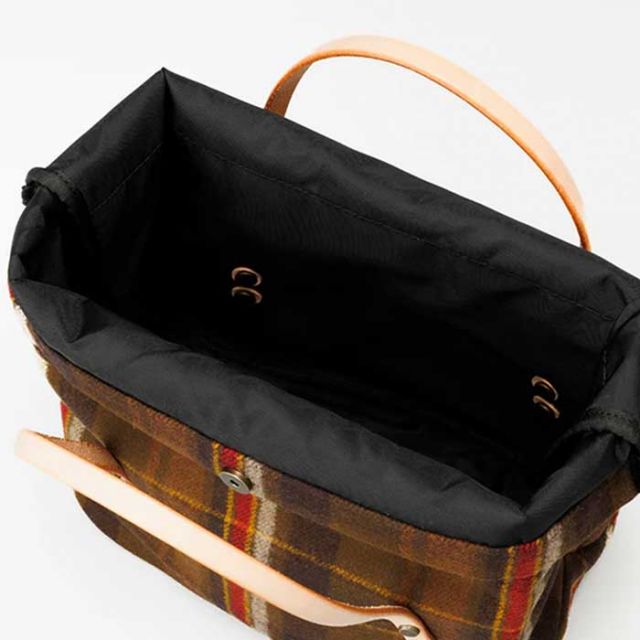 ペンドルトン ランチバッグ PENDLETON ウールミニランチバッグ 19802587 MH004 LunchBag チェック ミニ 秋冬 ウール ハンドバッグ グリーン ブラウン レッド ネイビー 結婚祝い 新築祝い 引っ越し祝い (240926)