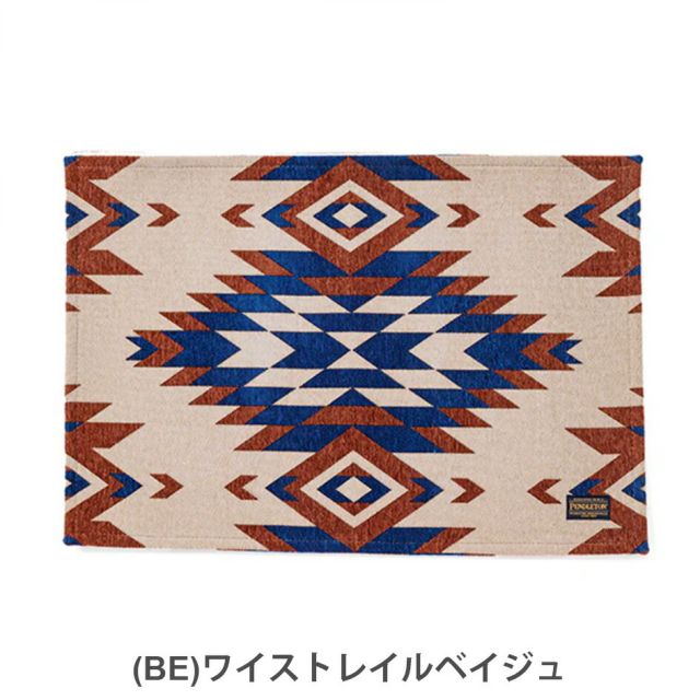 ペンドルトン PENDLETON 19804259 KITCHEN SMALL MAT ペンドルトン キッチンスモールサイズマット MC001 50×70cm 玄関マット キッチンマット 滑り止め付き ワイストレイルベイジュ／ブラック (251011)