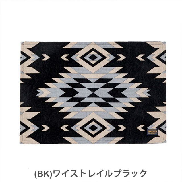 ペンドルトン PENDLETON 19804259 KITCHEN SMALL MAT ペンドルトン キッチンスモールサイズマット MC001 50×70cm 玄関マット キッチンマット 滑り止め付き ワイストレイルベイジュ／ブラック (251011)