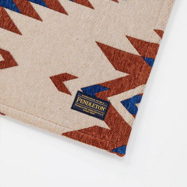 ペンドルトン PENDLETON 19804259 KITCHEN SMALL MAT ペンドルトン キッチンスモールサイズマット MC001 50×70cm 玄関マット キッチンマット 滑り止め付き ワイストレイルベイジュ／ブラック (251011)