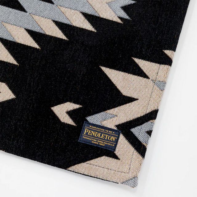ペンドルトン PENDLETON 19804259 KITCHEN SMALL MAT ペンドルトン キッチンスモールサイズマット MC001 50×70cm 玄関マット キッチンマット 滑り止め付き ワイストレイルベイジュ／ブラック (251011)