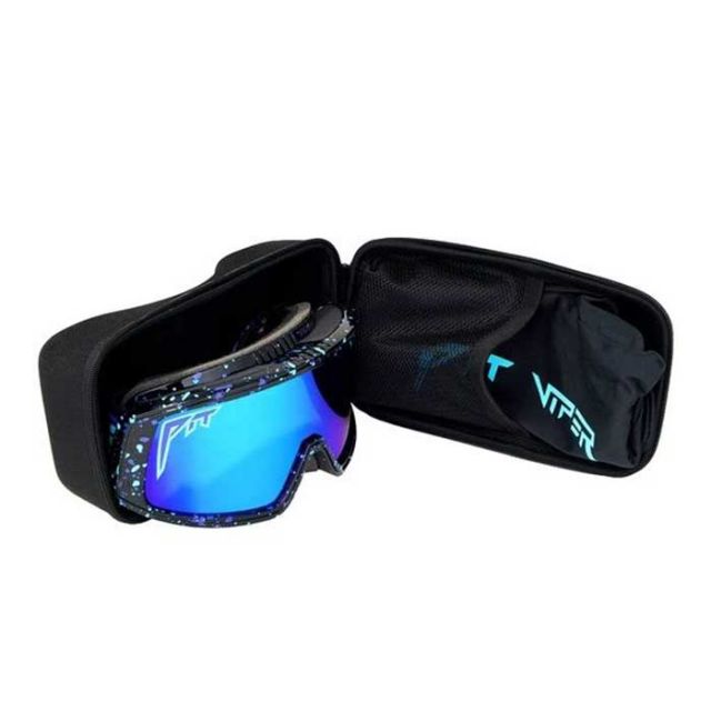 PIT VIPER GOGGLÉS/MIDNIGHT MIRRORED LENS AND LOW L