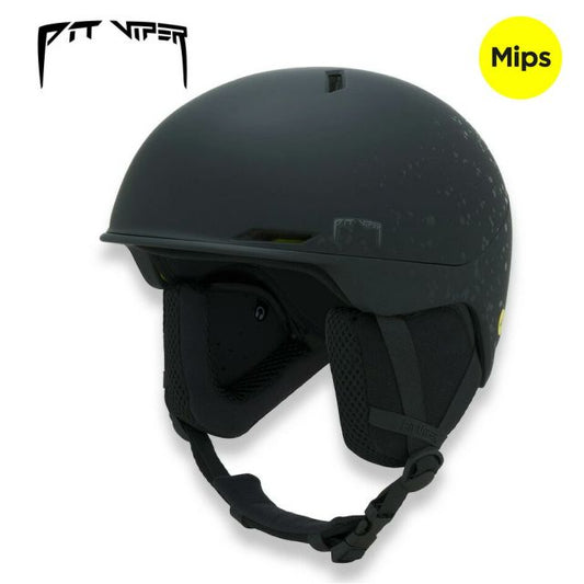 ピットバイパー スキー スノーボード ヘルメット Pit Viper THE BLACKING OUT BRAINSTORM HELMET MIPS搭載 スノーヘルメット ゴーグル対応 ダイヤル調整 ユニセックス 正規品 ケガ予防 ケガ対策 ケガ防止 (251130)