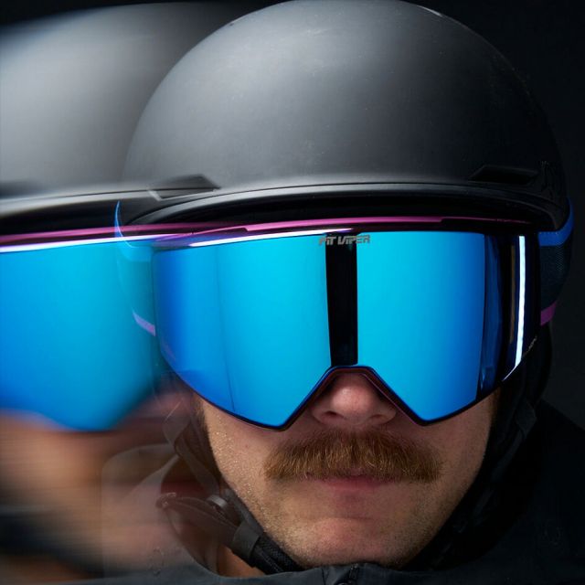 ピットバイパー スキー スノーボード ゴーグル Pit Viper Night Rider BN5000 Snow Goggles スノーゴーグル HDPVレンズ マグネット交換 広視野 ヘルメット対応 正規品 くもりにくい くもり止めレンズ ボーナスレンズ付属 (251130)