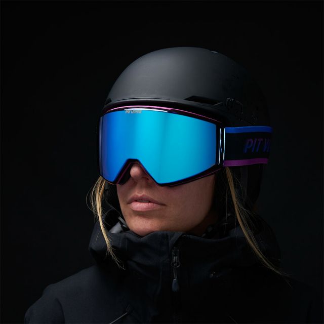 ピットバイパー スキー スノーボード ゴーグル Pit Viper Night Rider BN5000 Snow Goggles スノーゴーグル HDPVレンズ マグネット交換 広視野 ヘルメット対応 正規品 くもりにくい くもり止めレンズ ボーナスレンズ付属 (251130)