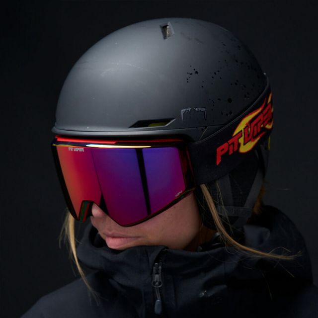 ピットバイパー スキー スノーボード  ゴーグル Pit Viper Combustion BN5000 Snow Goggles スノーゴーグル HDPVレンズ マグネット交換 広視野 ヘルメット対応 正規品 ボーナスレンズ付属 曇りにくい くもり止めレンズ 派手なゴーグル (251130)