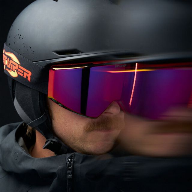 ピットバイパー スキー スノーボード  ゴーグル Pit Viper Combustion BN5000 Snow Goggles スノーゴーグル HDPVレンズ マグネット交換 広視野 ヘルメット対応 正規品 ボーナスレンズ付属 曇りにくい くもり止めレンズ 派手なゴーグル (251130)