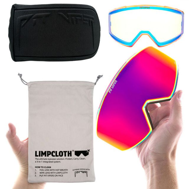 ピットバイパー スキー スノーボード  ゴーグル Pit Viper Combustion BN5000 Snow Goggles スノーゴーグル HDPVレンズ マグネット交換 広視野 ヘルメット対応 正規品 ボーナスレンズ付属 曇りにくい くもり止めレンズ 派手なゴーグル (251130)