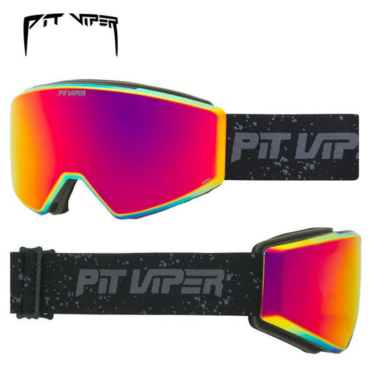 ピットバイパー スキー スノーボード ゴーグル Pit Viper Exec BN5000 Snow Goggles スノーゴーグル HDPVレンズ マグネット交換 ボーナスレンズ付属 広視野 ヘルメット対応 正規品 パーク フリーライド フリースタイル 曇り止めレンズ (251130)