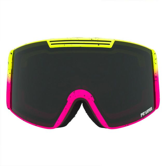 ピットバイパー スキー スノーボード ゴーグル セミフレームレス 広視野 ヘルメット対応 正規品 Pit Viper Formula Backslap Snow Goggles スノボ 軽量 高耐久 曇りにくい くもり止めレンズ (251130)