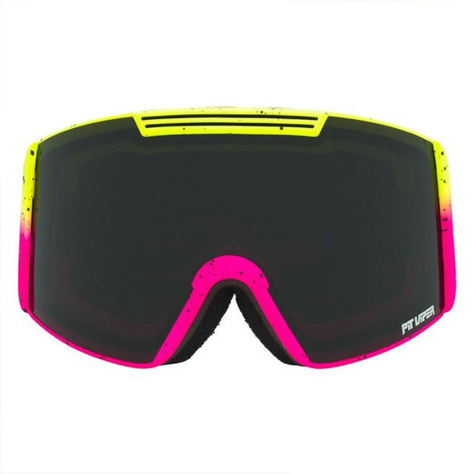 ピットバイパー スキー スノーボード ゴーグル セミフレームレス 広視野 ヘルメット対応 正規品 Pit Viper Formula Backslap Snow Goggles スノボ 軽量 高耐久 曇りにくい くもり止めレンズ (251130)