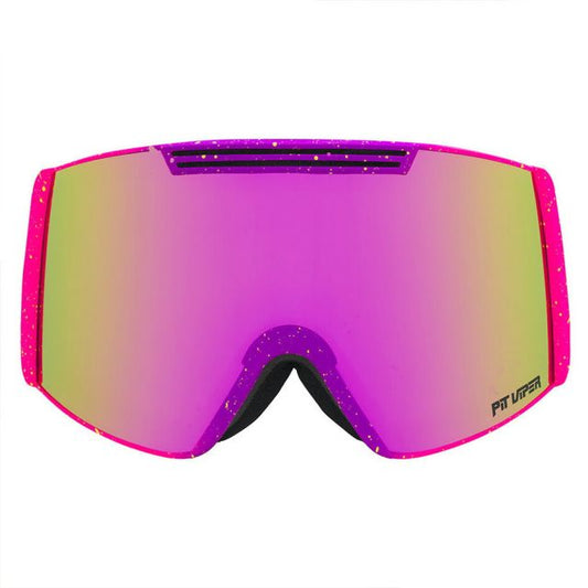 ピットバイパー スキー スノーボード ゴーグル Pit Viper 93 Combustion Backslap Snow Goggles THE-93-COMBUSTION-BACKSLAP  セミフレームレス 広視野 ヘルメット対応 正規品 スノボ 派手なゴーグル 軽量 (251130)