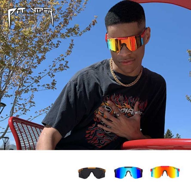 サングラス Pit Viper 偏光 ピットバイパー [ DOUBLE WIDES POLARIZED ] サイクリング フィッシング サバゲー スキー スノーボード pitviper [210609]