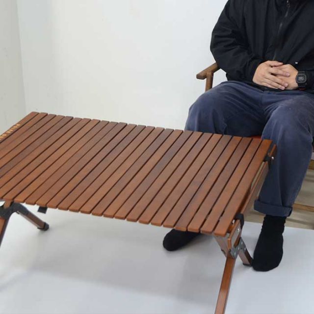 POLER 233MCV0133 AJUSTABLE ROOLTPO WOOD TABLE