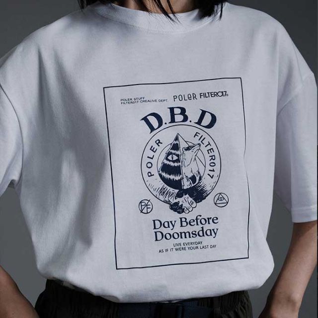 ポーラー × フィルター017 コラボ 半袖tシャツ POLER × Filter 017 D.B.D Logo Tee メンズ [メール便]