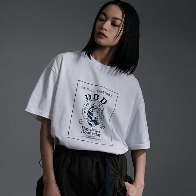 ポーラー × フィルター017 コラボ 半袖tシャツ POLER × Filter 017 D.B.D Logo Tee メンズ [メール便]