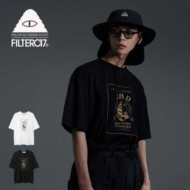 ポーラー × フィルター017 コラボ 半袖tシャツ POLER × Filter 017 D.B.D Logo Tee メンズ [メール便]