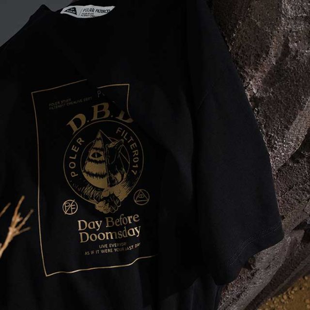 ポーラー × フィルター017 コラボ 半袖tシャツ POLER × Filter 017 D.B.D Logo Tee メンズ [メール便]
