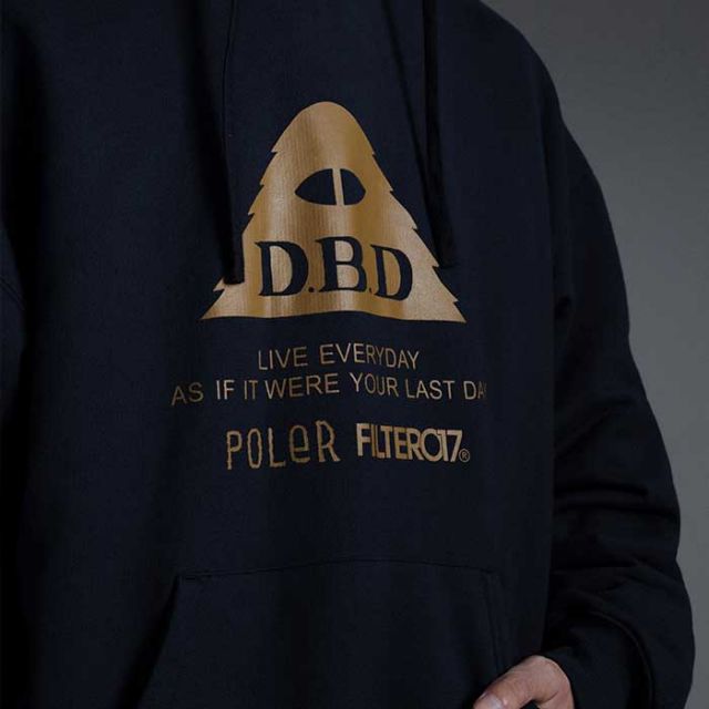 ポーラー × フィルター017 コラボ パーカー POLER × Filter 017 D.B.D Logo Hoodie ロゴフーディ メンズ ユニセックス