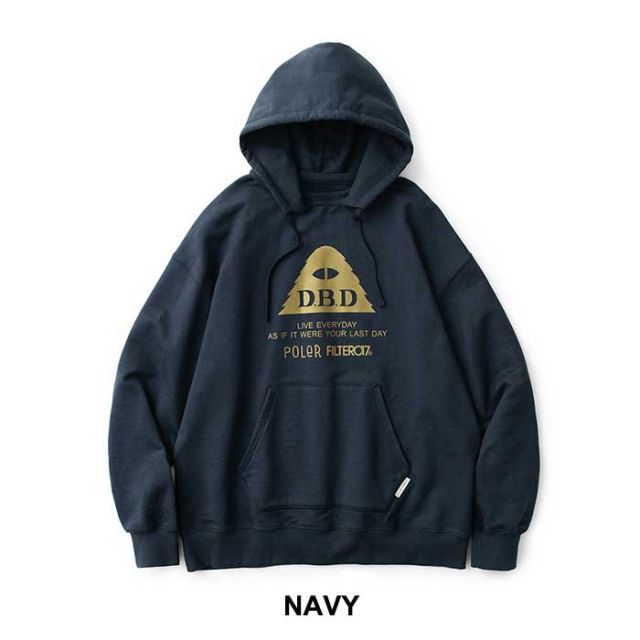 ポーラー × フィルター017 コラボ パーカー POLER × Filter 017 D.B.D Logo Hoodie ロゴフーディ メンズ ユニセックス