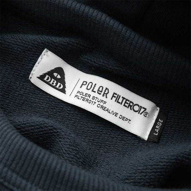 ポーラー × フィルター017 コラボ パーカー POLER × Filter 017 D.B.D Logo Hoodie ロゴフーディ メンズ ユニセックス