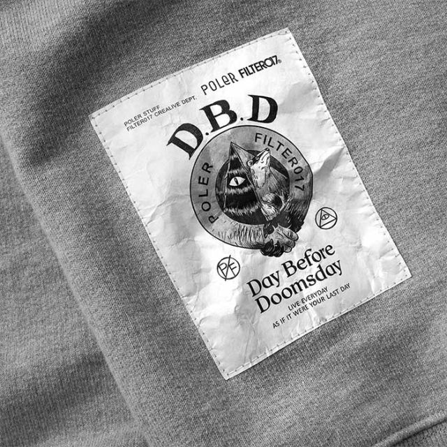 ポーラー × フィルター017 コラボ パーカー POLER × Filter 017 D.B.D Logo Hoodie ロゴフーディ メンズ ユニセックス