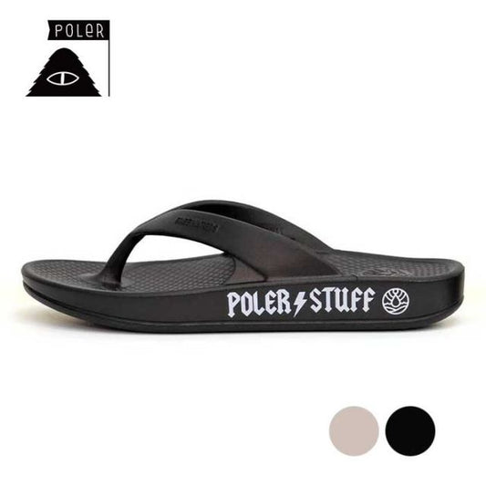 ポーラー POLeR  サンダル FREEWATERS CLOUD9 ULTRA BLACK シャワーサンダル フリーウォーターズ メンズ レディース ブラック ベージュ トング ビーチサンダル EVA 25cm 26cm 27cm UO-008 (240317)