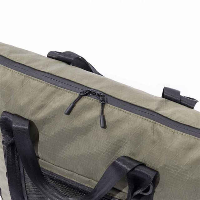 ポーラー 2WAYトートバッグ POLeR X-CLOTH TOTE 32L ショルダーバッグ メンズ レディース ユニセックス TPU素材 防水 ミリタリー ブラック カーキ (240331)