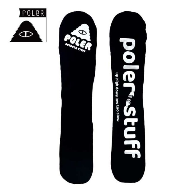 ポーラー スノーボードソールカバー poler SNOW BOARD SOLE COVER フリース ブラック ケース バッグ 収納袋 (240926)
