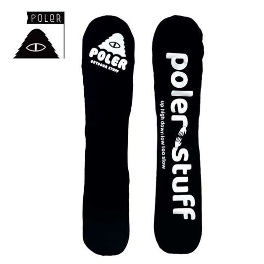 ポーラー スノーボードソールカバー poler SNOW BOARD SOLE COVER フリース ブラック ケース バッグ 収納袋 (240926)
