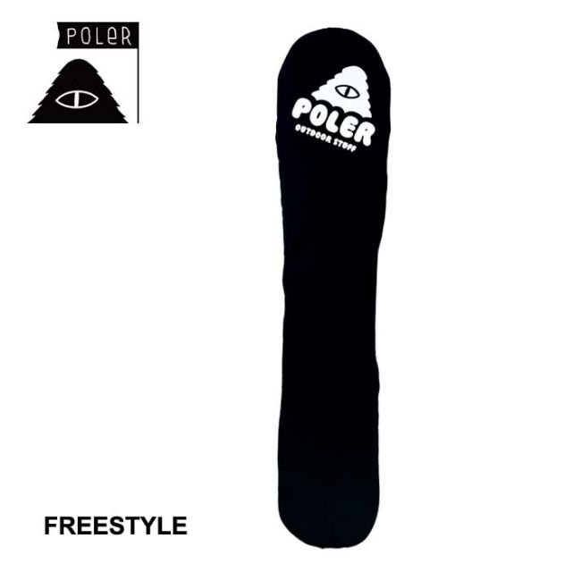 ポーラー スノーボードソールカバー poler SNOW BOARD SOLE COVER フリース ブラック ケース バッグ 収納袋 (240926)