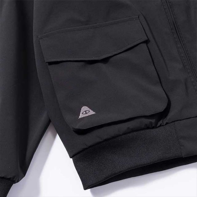 ポーラー ジャケット POLER PL×AFD 3.0L SHELL BOMBER JACKET シェルボンバージャケット ウエア スノーボード AFDICEGEAR ブラック M / L (241129)