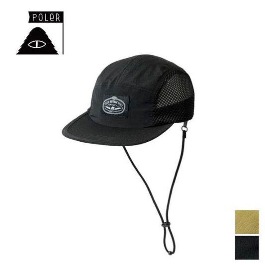 ポーラー キャップ POLeR 251MCV0029 2WAY DRAW CORD CAP ツーウェイドローコードキャップ 帽子 メッシュキャップ (250331)