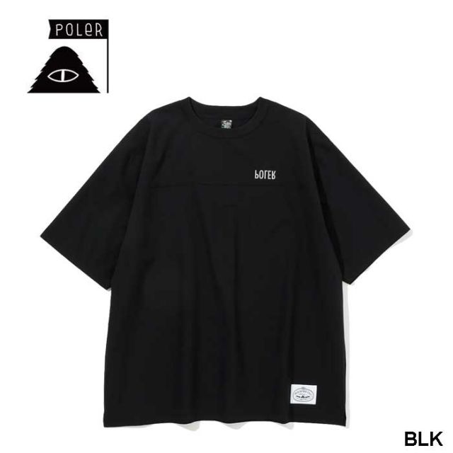 ポーラー Tシャツ POLeR 251MCV0041 RELOP 2 DRY TEE 半袖 吸湿速乾 シンプル スポーツ メール便 (250331)