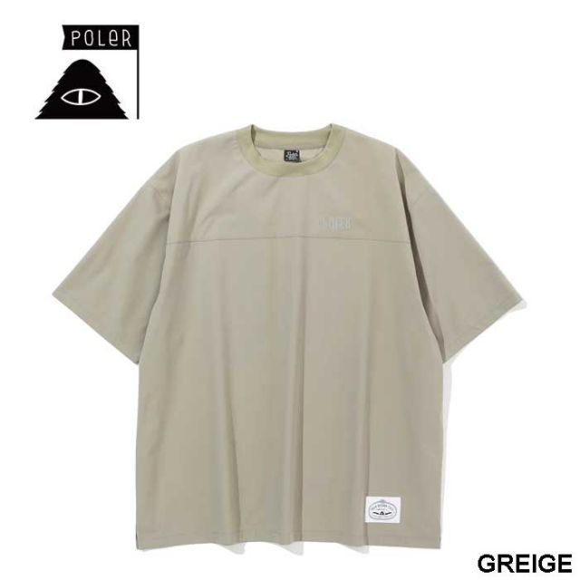 ポーラー Tシャツ POLeR 251MCV0041 RELOP 2 DRY TEE 半袖 吸湿速乾 シンプル スポーツ メール便 (250331)