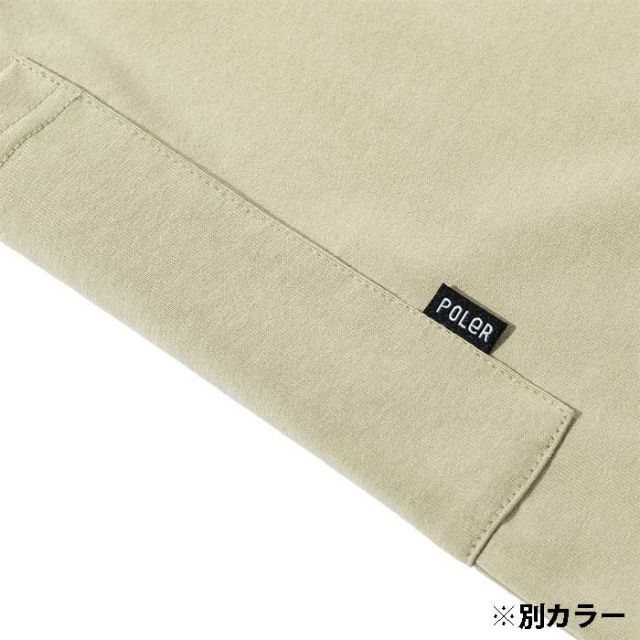 ポーラー Tシャツ POLeR 251MCV0045 COOL MAX OUTER POCKET TEE クールマックスアウターポケットティー 半袖 吸湿速乾 シンプル ロゴ メール便 (250331)