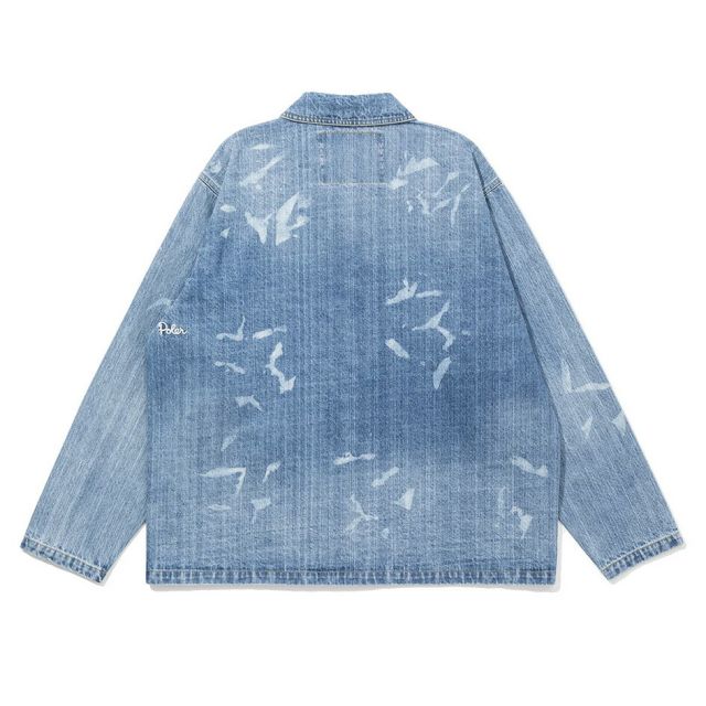 POLER 253MCV0026 PL SHAWL COLLAR DENIM JKT