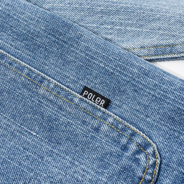 POLER 253MCV0026 PL SHAWL COLLAR DENIM JKT