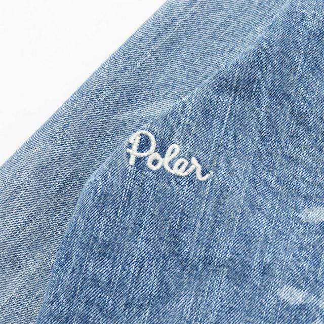 POLER 253MCV0026 PL SHAWL COLLAR DENIM JKT