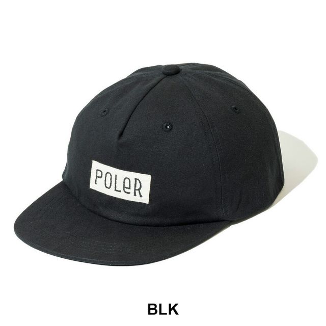 ポーラー ロゴ6パネルキャップ コットンキャップ 251MCV0087 メンズ レディース 帽子 アウトドア デイリー POLER FURRY FONT COTTON 6P CAP