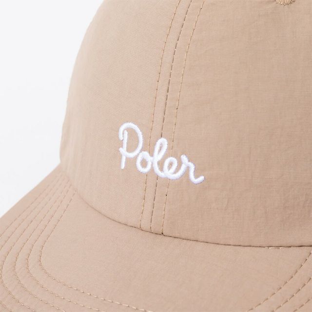 POLER ポーラー ナイロンフロッピーベースボールキャップ NYLON FLOPPY BASEBALL CAP 261MCV0082 ローキャップ 帽子 アウトドア キャンプ タウンユース 軽量 ナイロンキャップ