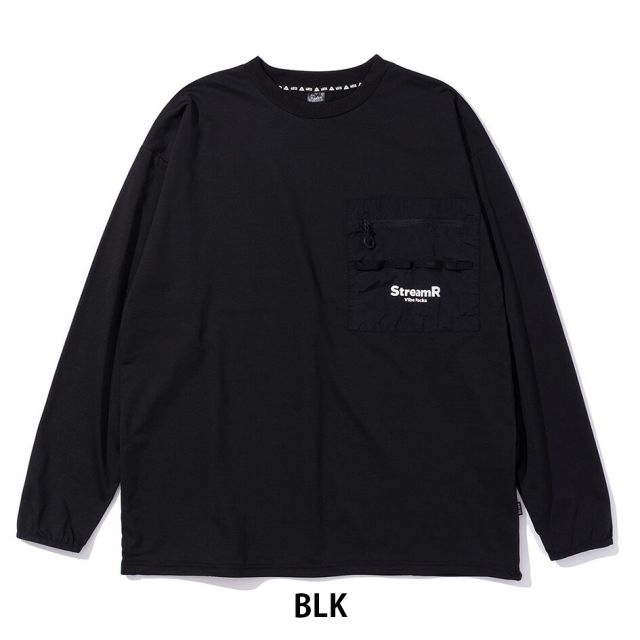 POLER ポーラー StreamR ドローコード ドライ ロングスリーブTシャツ 261MCV0136 長袖Tシャツ UVカット 吸湿速乾 耐塩素 フィッシング アウトドア StreamR DRAWCORD Dry L/S Tshirt (260429)