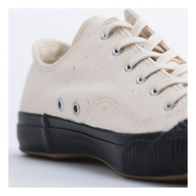 プラス スニーカー キャンバス  メンズ レディース ユニセックス PRAS SHELLCAP LOW 01-LOW バルカナイズド 日本製 ローカット 生成り ブラック ホワイト シンプル 久留米 シェルキャップ 26cm / 27cm オールシーズン