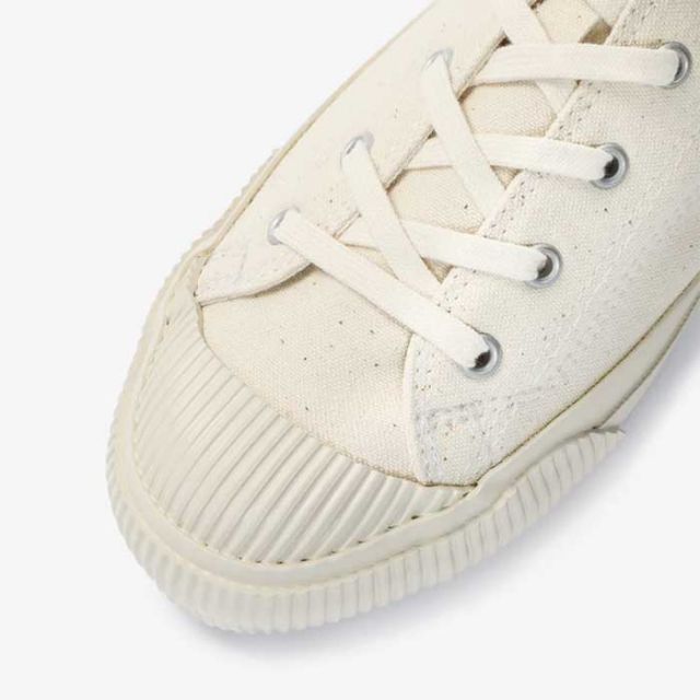 プラス スニーカー キャンバス  メンズ レディース ユニセックス PRAS SHELLCAP LOW 01-LOW バルカナイズド 日本製 ローカット 生成り ブラック ホワイト シンプル 久留米 シェルキャップ 26cm / 27cm オールシーズン