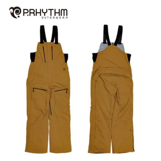 プリズム ビブパンツ PRHYTHM PRM25222 24/25 YOTEI PANTS Lサイズ ブロンズ スノーボード オーバーオール (241129)